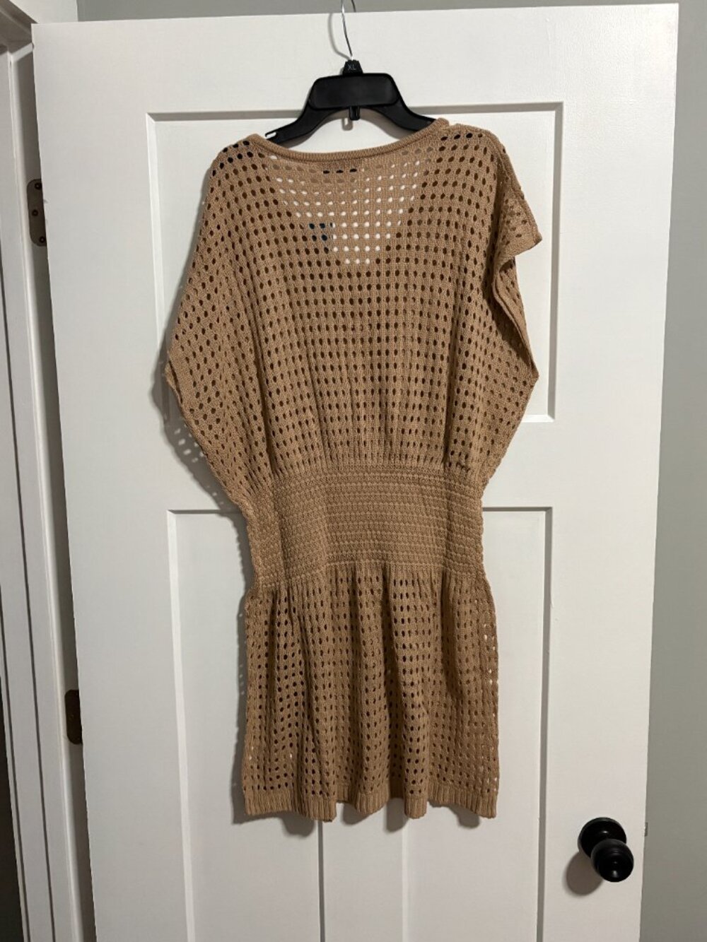 CUPSHE Women Crochet Swim Cover Up V Neck  Beach Dress  sz L NEW - Picture 4 of 5